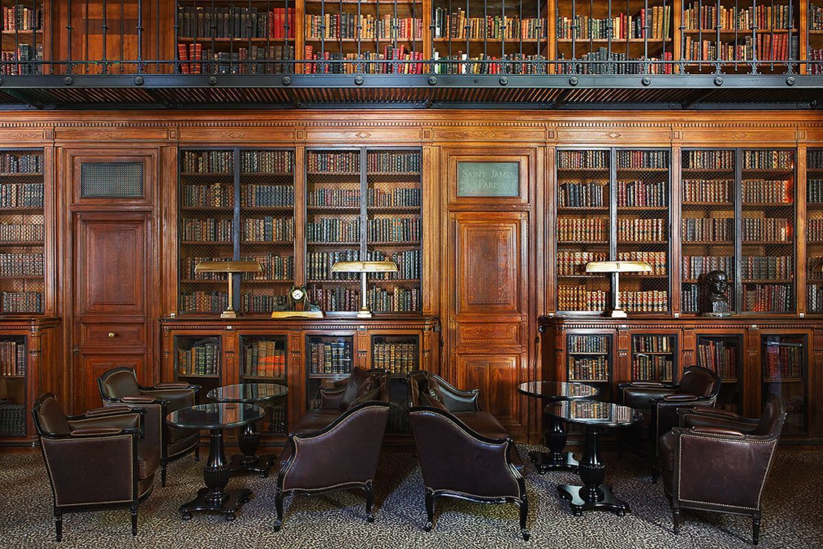 Saint James Club - Bar de la bibliothèque
